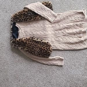 Girls long sleeve sweater dress